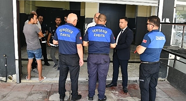 Yenişehir Belediyesi zabıtası bir iş yerinde 28 kaçak göçmen tespit etti