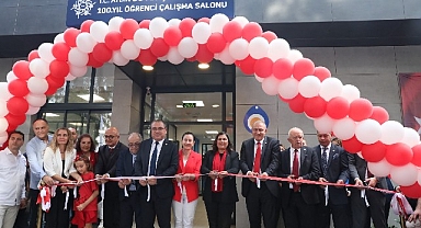 Başkan Çerçioğlu 100. Yıl Öğrenci Çalışma Salonu'nun açılışını yaptı
