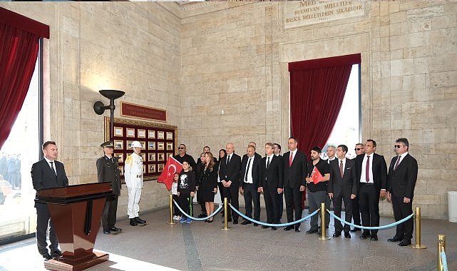 Borusanlılar’dan Cumhuriyetin 100. yılında Anıtkabir’e anlamlı ziyaret