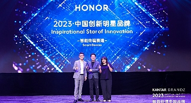 HONOR Kantar BrandZ İlham Veren İnovasyon Yıldızı Ödülünü Kazandı, BrandGrow Çin'in En İyi 100 Yükselen Markası Arasına Girdi