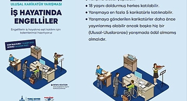 İş Hayatında Engelliler ulusal karikatür yarışması başvuruları başladı