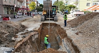 KOSKİ’den Malas Caddesi'nde 2.300 metre Su Kanalizasyon Şebeke Islahı