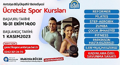 Sağlıklı yaşam için haydi ASFİM spor kurslarına kayıtlar başladı