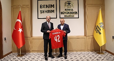 TFF Başkanı Büyükekşi Başkan Altay’ı Ziyaret Etti