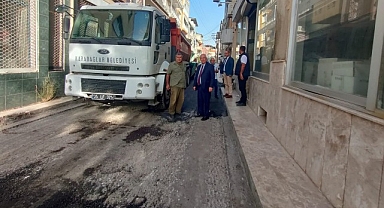 Başkan Selvitopu'dan “su baskını” ve asfalt denetimi