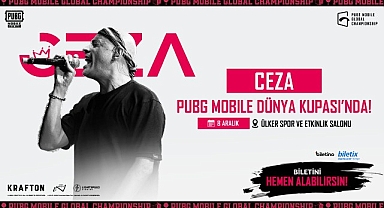 Ceza, İstanbul’da düzenlenecek 2023 PUBG MOBILE Dünya Kupası’nda sahne alacak