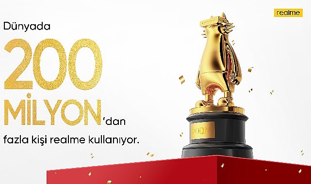 Dünyada 200 Milyondan Fazla Kişi realme Kullanıyor! realme, Dünya Çapındaki Kullanıcılarıyla Birlikte Büyüyerek, Küresel Pazarları Fethetmek için Pazar Trendlerine Meydan Okuyor