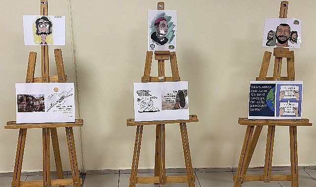 EKAMİT’ten “Geçmişten Günümüze Karikatür Çizimleri” Sergisi