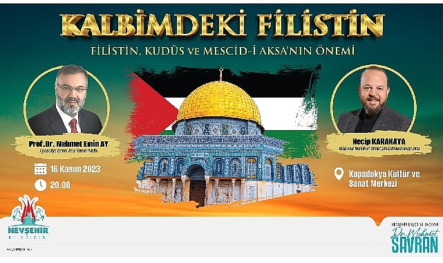 Filistin, kudüs ve mescid-aksa'nın önemi konulu söyleşi 16 kasım perşembe günü yapılacak
