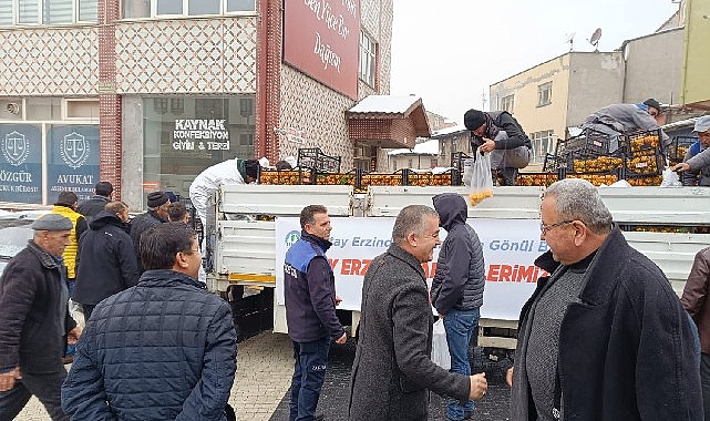 Hatay erzin'den ılgaz halkına gönül bağı