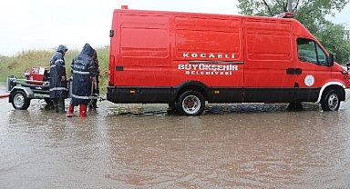 Kocaeli Büyükşehir'den Kocaeli genelinde zorlu mücadele