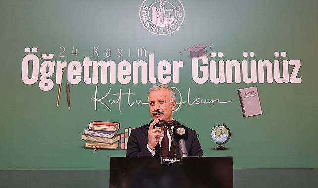 Sivas belediyesi'nden öğretmenler günü programı...