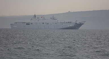 TCG Anadolu körfeze demir attı