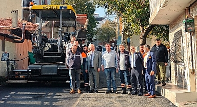 Asfalt ekipleri Umut'ta