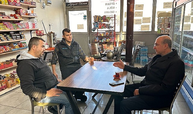 Başkan Pekyatırmacı'dan yeni iş yeri ruhsatı alan esnaflara ziyaret