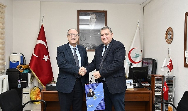 Belediye başkan vekili Hüseyin Vasfi Güner ilçe sağlık müdürü dr.Refet Çeviker'e ve başhekim Onur Durgun'a ziyaret gerçekleştirdi