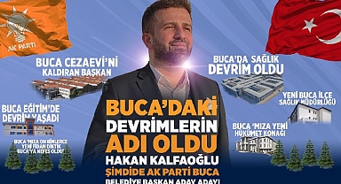 Buca'nın AK Partili Efsane Başkanı Hakan Kalfaoğlu Buca Belediye Başkan Aday Adayı