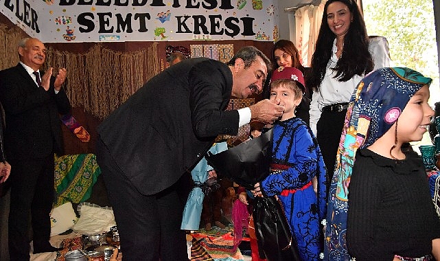 Çocuklardan yerli malı haftası etkinliği