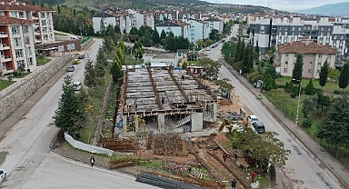 Derince'de inşa edilen Cemevi yükseliyor