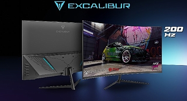 Excalibur 23.8” Curved Monitör 200HZ yenileme hızıyla oyunseverleri büyülüyor