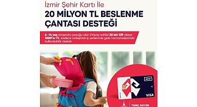 İzmir Büyükşehir Belediyesi’nden 20 bin aileye 20 milyonluk destek