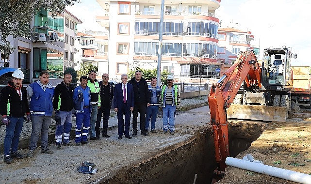 İZSU’dan Ödemiş’e dev yağmur suyu hattı yatırımı