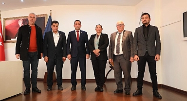 Koçarlı Ziraat Odası'ndan Başkan Çerçioğlu'na ziyaret