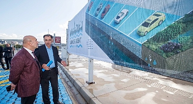 Türkiye’nin ilk sünger otoparkı İzmir’de