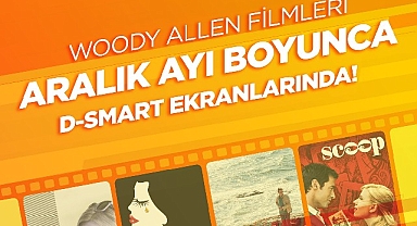 Woody Allen filmleri Aralık ayı boyunca D-Smart ekranlarında!