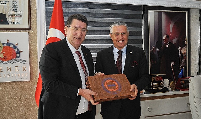 AESOB Başkanı Dere’den Başkan Topaloğlu’na ziyaret