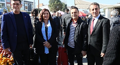 Başkan Çerçioğlu Cumartesi Pazarı'nda vatandaşlarla buluştu