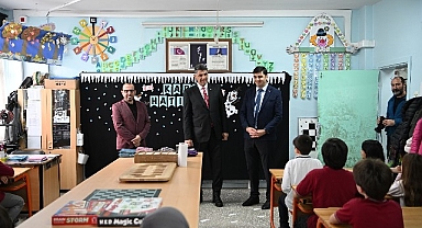 Başkan Kocaman karne heyecanına ortak oldu