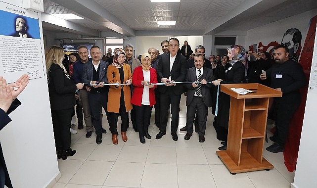 Başkan Savran osmanlı türkçesi kolay metinler kurs sergisi açılışına katıldı