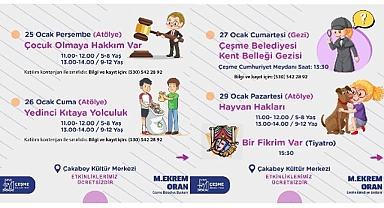 Çeşme Belediyesi’nden çocuklara Somestr hediyesi