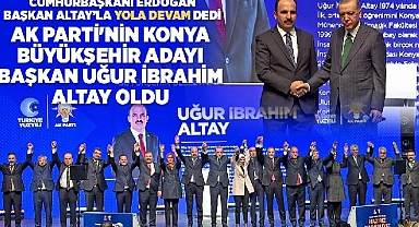 Cumhurbaşkanı Erdoğan Başkan Altay’la “Yola Devam” Dedi