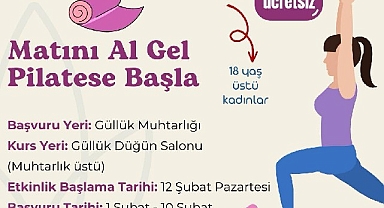 Güllük'te ücretsiz pilates kursu başlıyor