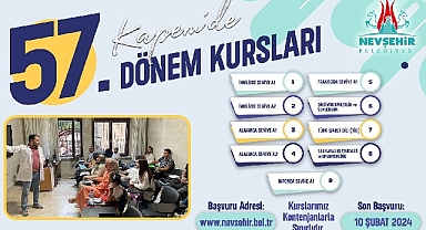 KAPEM’de 57. dönem kursları için kayıtlar başladı