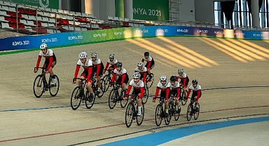 Türkiye Bisiklet Federasyonu Konya Olimpik Velodromunda Pist Bisikleti Temel Eğitim Programı