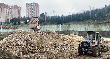Wilcynski Caddesi'nde 24.200 m3 dolgu, 415 m taş