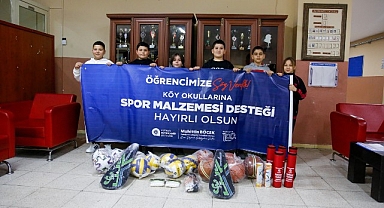 Antalya Büyükşehir'den okullara spor malzemesi desteği 