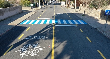Aydın Büyükşehir Belediyesi Nazilli 5 Eylül Caddesi'nde çalışmalarını tamamladı
