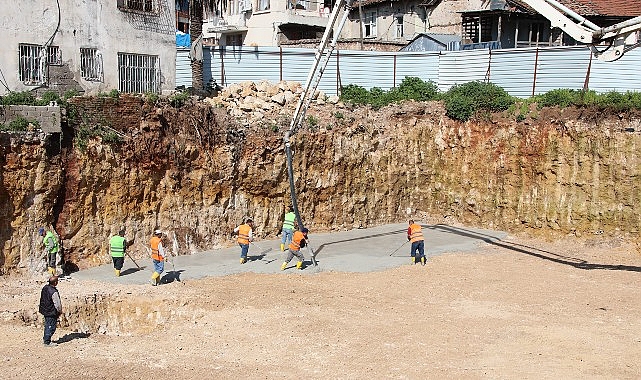 Balbey Kentsel Yenileme Projesi'nde ilk beton döküldü