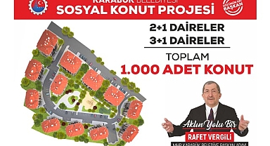 Başkan Vergili’den 1.000 Adet Konut Projesi