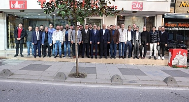 Bünyamin Çiftçi, esnaflarla bir araya geldi