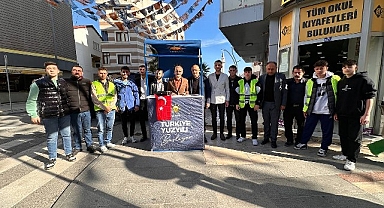 Bünyamin Çiftçi, gün boyu sahada