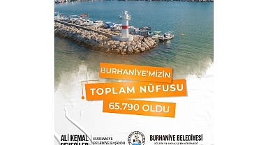 Burhaniye'nin yeni nüfusu: 65.790