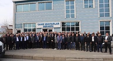 Canik Muhtarlarından Başkan İbrahim Sandıkçı’ya Tam Destek