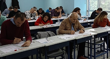 Ege Üniversitesinde görevde yükselme sınavı yapıldı