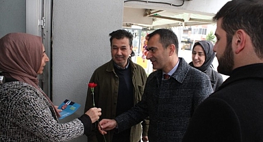 İbrahim Şirin, vatandaş ve esnaflarla iç içe