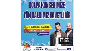 Kolpa Kemer’de konser verecek